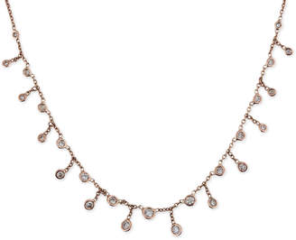 Jacquie Aiche 14k Rose Gold Diamond Shaker Necklace