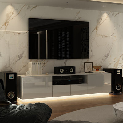 Wade Logan Behati TV Stand for TVs up to 88\