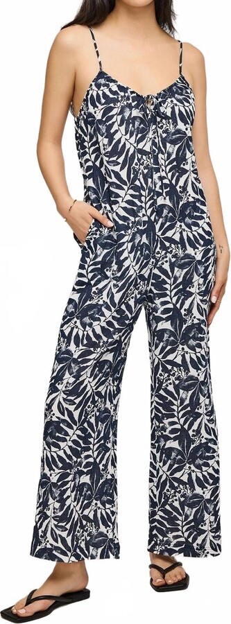 Gentle Fawn Matilda Jumpsuit In Navy Tropic