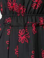 Thumbnail for your product : Simone Rocha pleated floral print dress