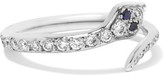 Thumbnail for your product : Ileana Makri 18-Karat White Gold, Diamond And Sapphire Ring