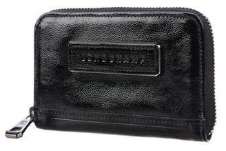 Longchamp Patent Leather Compact Wallet