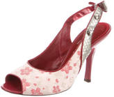 Thumbnail for your product : Louis Vuitton Cherry Blossom Slingback Pumps