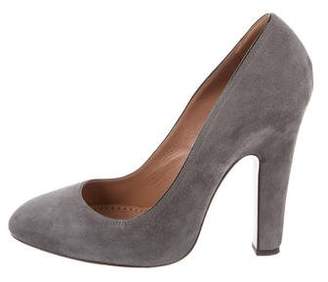 Alaia Pointed-Toe Suede Pumps