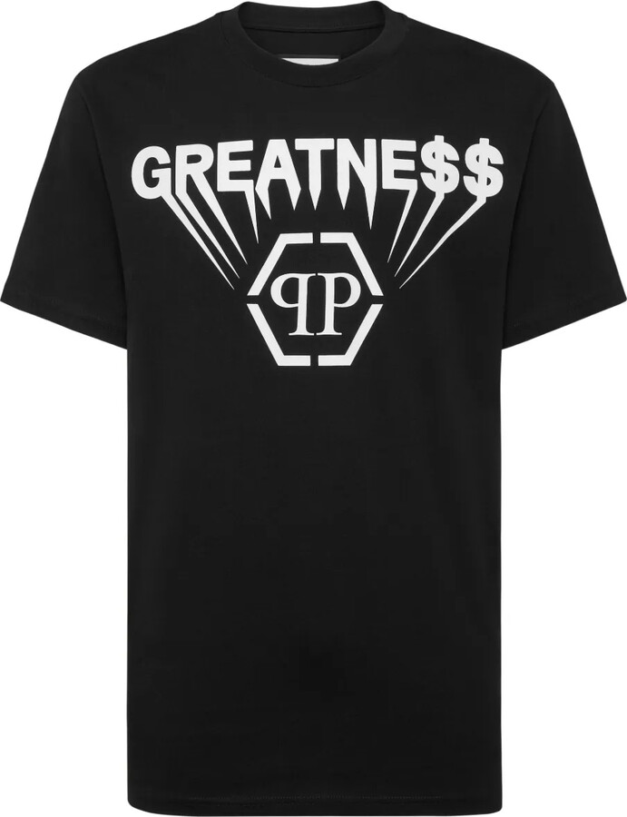 Philipp Plein logo-print round-neck T-shirt