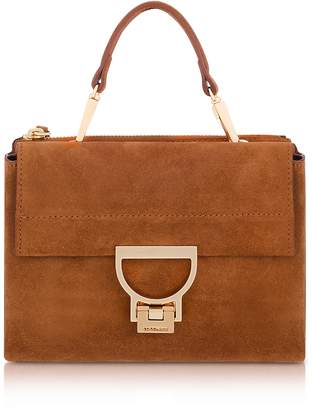 Coccinelle Brule Suede Arlettis Mini Bag w/Shoulder Strap