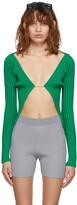 Thumbnail for your product : Jacquemus Green 'La Maille Pralù' Cardigan