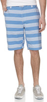 Thumbnail for your product : Robert Graham Flat-Front Striped Shorts, Blue