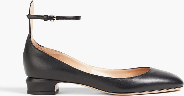Valentino Garavani Tan-Go leather ballet flats