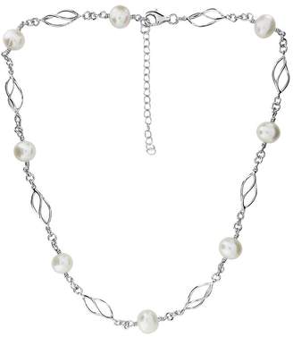 House of Fraser Azendi Silver & Freshwater Pearl Necklace