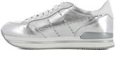 Thumbnail for your product : Hogan Silver Leather Sneakers