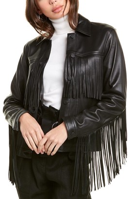 iro fringe leather jacket