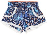 Thumbnail for your product : Poupette St Barth Kids Lulu printed georgette shorts