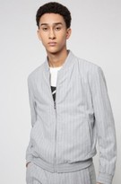 Thumbnail for your product : HUGO BOSS Extra-slim-fit jacket in pinstripe stretch twill