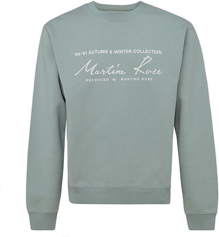 Martine Rose Crewneck Sweatshirt with Logo Print