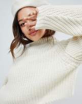 Thumbnail for your product : ASOS Design Crop Jumper With Wide Sleeve