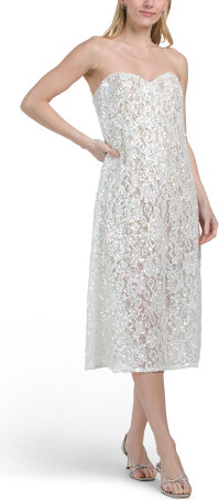 TJMAXX Francine Sleeveless Embellished Dress For Women Nylon/Spandex/Polyester