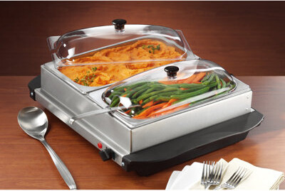 Brentwood Appliances Stainless Steel 2 qt Warmers, Heaters, Burners and Servers