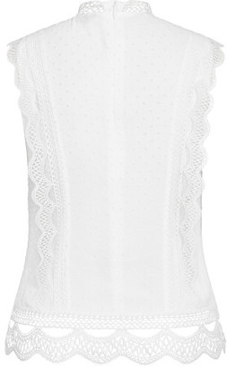 City Chic Lace Folly Top - ivory