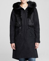Thumbnail for your product : Andrew Marc New York 713 Andrew Marc Parka - Jade Utility with Rabbit Vest
