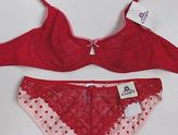 Thumbnail for your product : B.Tempt'd Wacoal 951133 Full Bloom Underwire Bra & Panty Red ALL SIZES