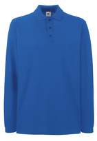 Thumbnail for your product : Fruit of the Loom Mens Premium Long Sleeve Polo Shirt