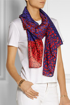 Thumbnail for your product : Diane von Furstenberg New Boomerang printed silk scarf