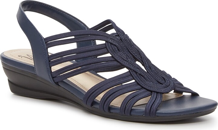 Uendelighed indbildskhed Savvy Navy Platform Sandals | Shop The Largest Collection | ShopStyle
