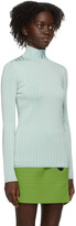 Thumbnail for your product : Nina Ricci Blue Rib Logo Sweater
