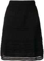 M Missoni - layered open embroidery A-line skirt - women - coton/Polyamide/Polyester/Viscose - 38