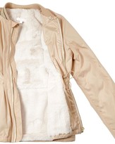 Thumbnail for your product : Chloé Nylon Jacket With Faux Fur Lining