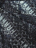 Thumbnail for your product : Zac Posen Metallic Party Jacquard Snake Print Mermaid Gown