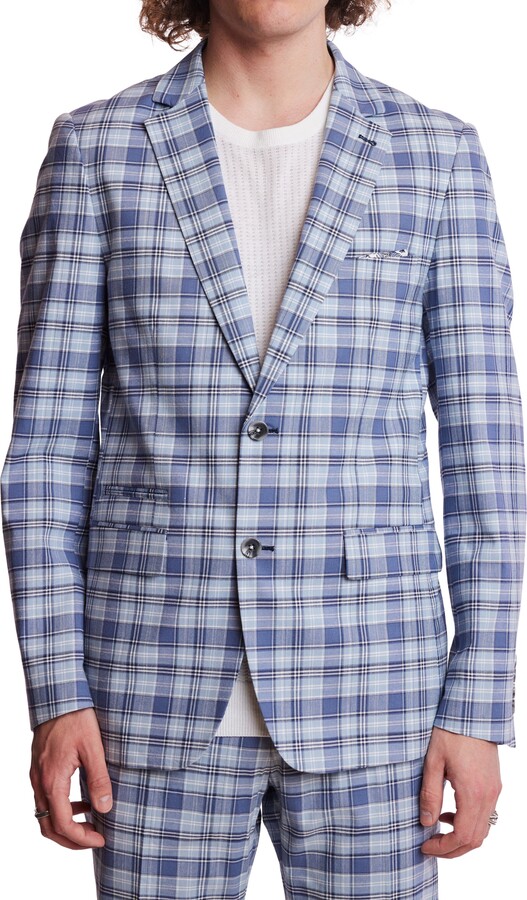 Paisley & Gray Dover Slim Fit Plaid Sport Coat