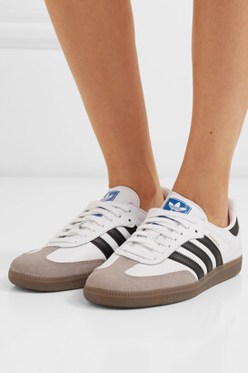 adidas Samba Og Leather And Suede Sneakers - White - ShopStyle