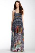 Thumbnail for your product : Weston Wear Mae Patch Print Mesh Maxi Dress