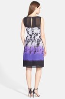 Thumbnail for your product : Adrianna Papell Pleat Chiffon Fit & Flare Dress