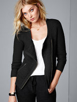Thumbnail for your product : Victoria's Secret A Kiss of Cashmere Textured Zip Cardigan