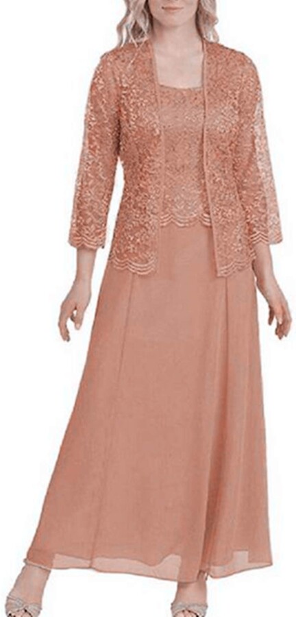 chiffon jacket dress