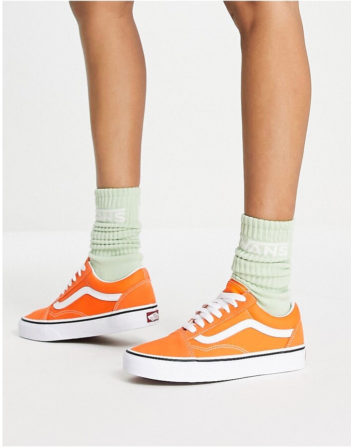 orange van shoes