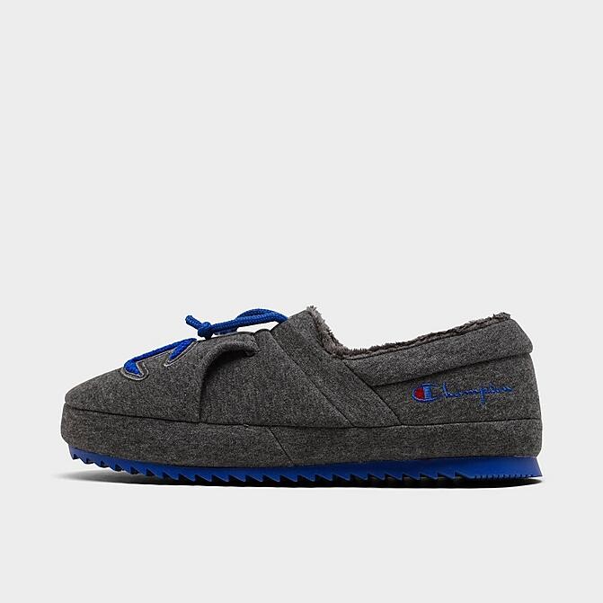 champion gray slippers