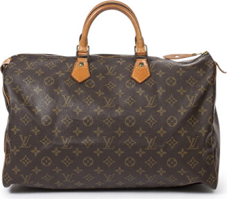 Leather bag & pencil case Louis Vuitton Brown in Leather - 31144283