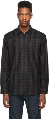 DSQUARED2 Green and Brown Relax Dan Shirt