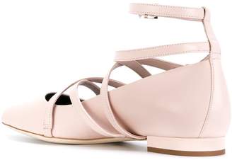 Lanvin strappy ballerina shoes