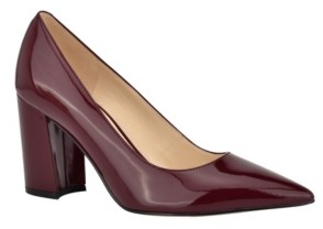nine west patent pumps