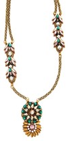 Thumbnail for your product : Deepa Gurnani Stone Pendant Necklace