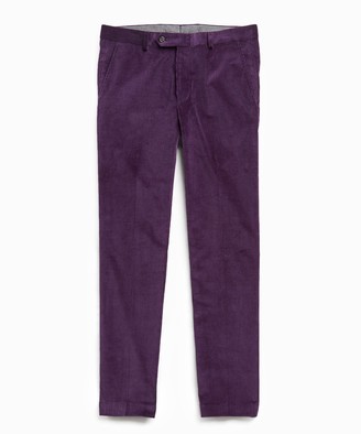 mens purple corduroy trousers
