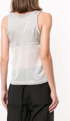 Chanel Pre Owned 2004 Sport line mesh panel tank