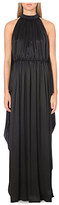 Thumbnail for your product : Givenchy Halterneck silk pleated gown