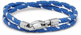 Thumbnail for your product : Tod's Woven Leather Wrap Bracelet