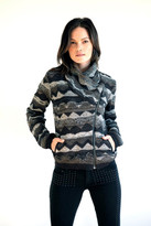 Thumbnail for your product : Goddis Lany Bomber Knit Jacket In Teak